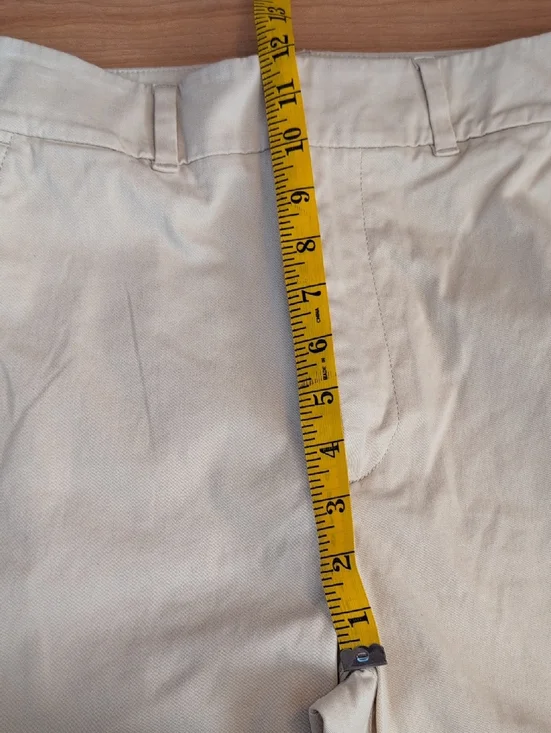 NWT Gap Barrel Khaki High Rise In Cream Color Size 0T Tall Length - Picture 5 of 11